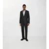Check Wool Tailored Trousers