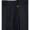 Check Wool Tailored Trousers