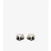 Check Woven Leather Cameo Mules