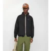 Checker-Tape Nylon Hooded Jacket