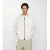 Checker-Tape Nylon Hooded Jacket