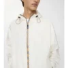 Checker-Tape Nylon Hooded Jacket