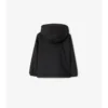 Checker-Tape Nylon Hooded Jacket