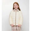 Checker-Tape Nylon Puffer Jacket