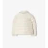Checker-Tape Nylon Puffer Jacket