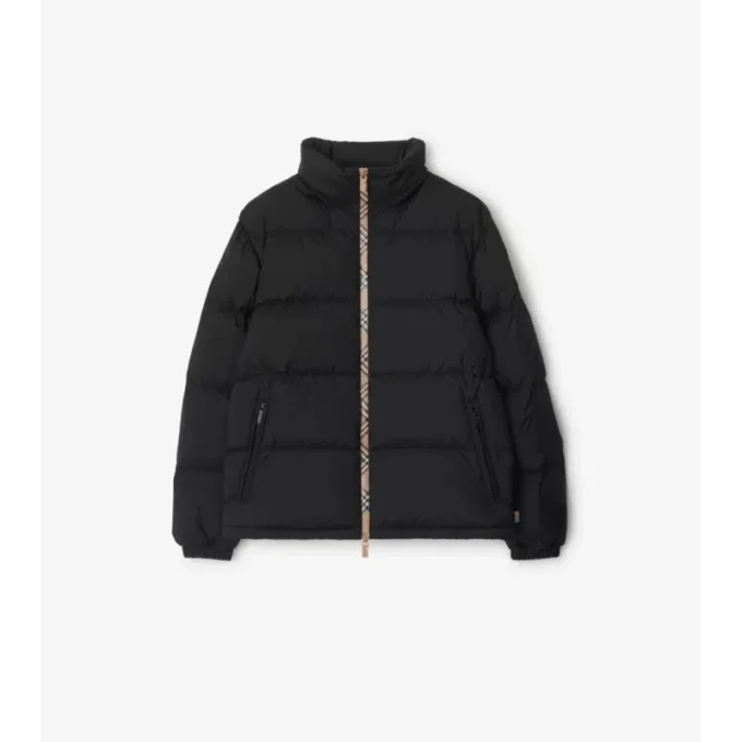 Checker-Tape Snowdon Puffer Jacket
