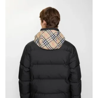 Checker-Tape Snowdon Puffer Jacket