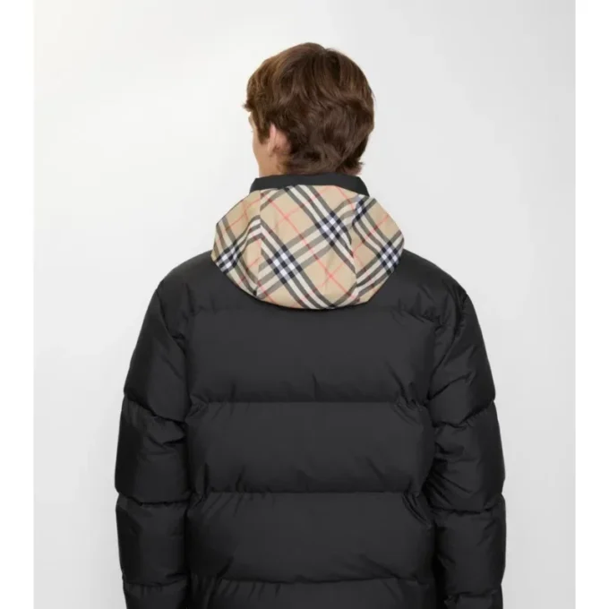 Checker-Tape Snowdon Puffer Jacket
