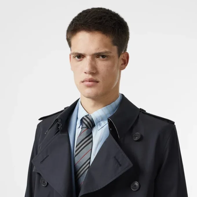 Classic Cut Icon Stripe Silk Tie
