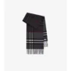 Contrast Check Cashmere Scarf
