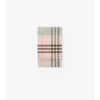Contrast Check Cashmere Scarf