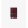 Contrast Check Cashmere Scarf