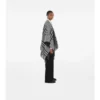 Contrast Check Wool Cashmere Jacquard Cape