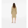 Cotton Blend Trench Jacket