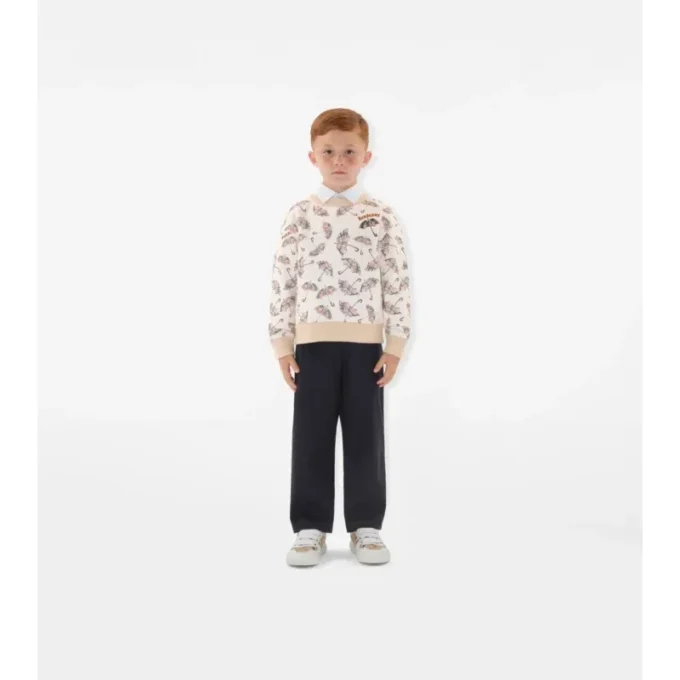 Cotton Blend Trousers