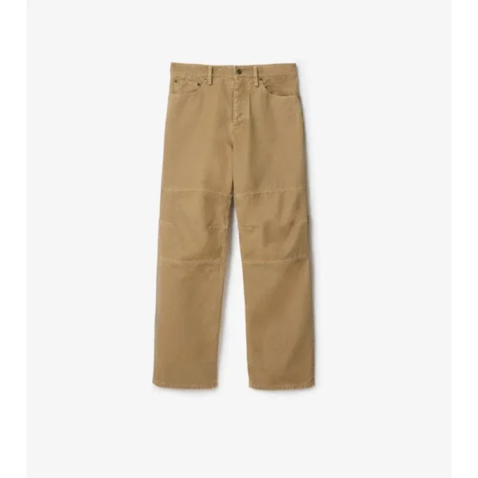 Cotton Canvas Workwear Trousers