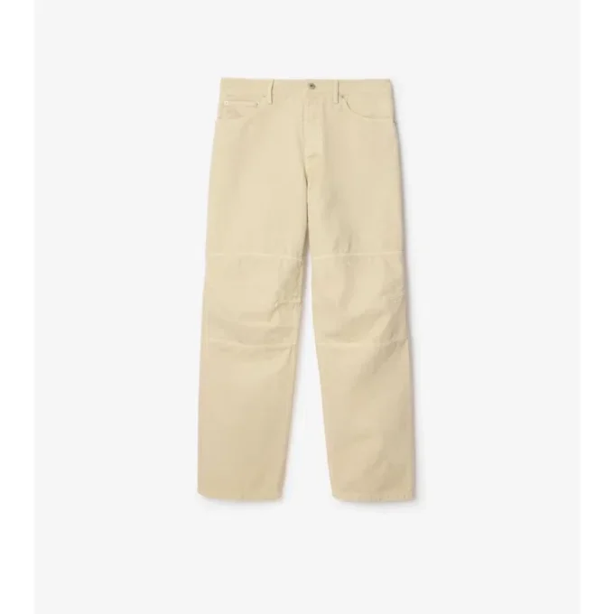 Cotton Canvas Workwear Trousers