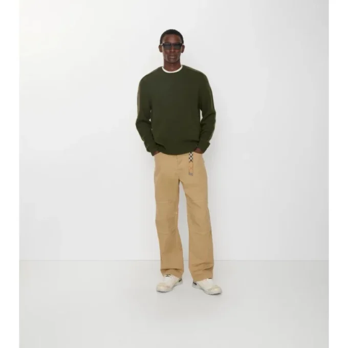 Cotton Canvas Workwear Trousers