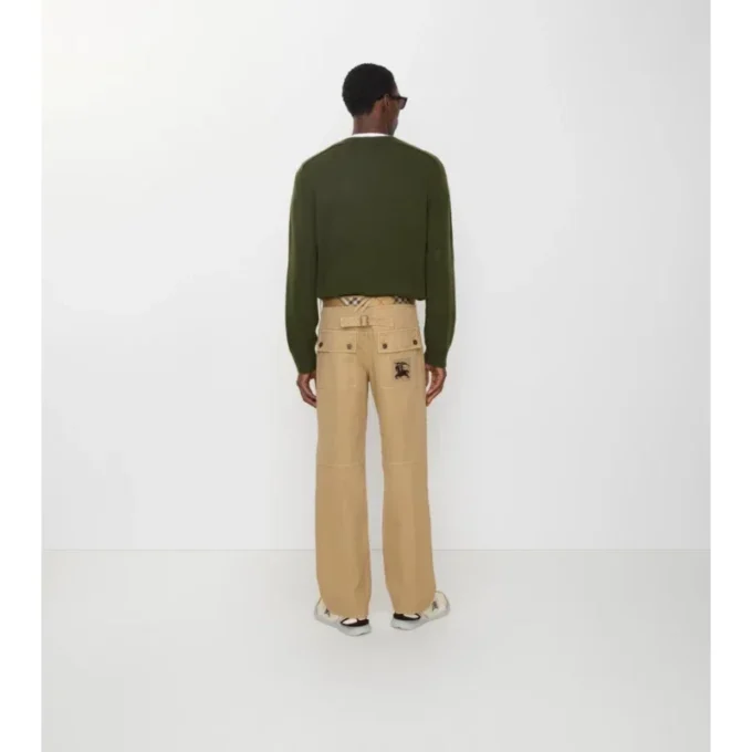 Cotton Canvas Workwear Trousers