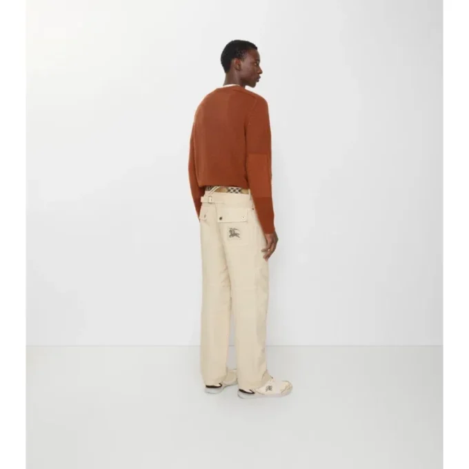 Cotton Canvas Workwear Trousers