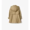 Cotton Hooded Trench Coat