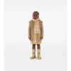 Cotton Hooded Trench Coat