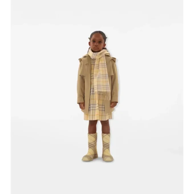 Cotton Hooded Trench Coat