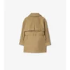 Cotton Hooded Trench Coat