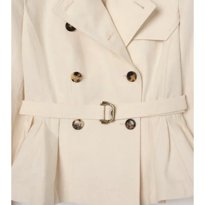 Cotton Isabella Trench Jacket