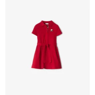 Cotton Polo Shirt Dress