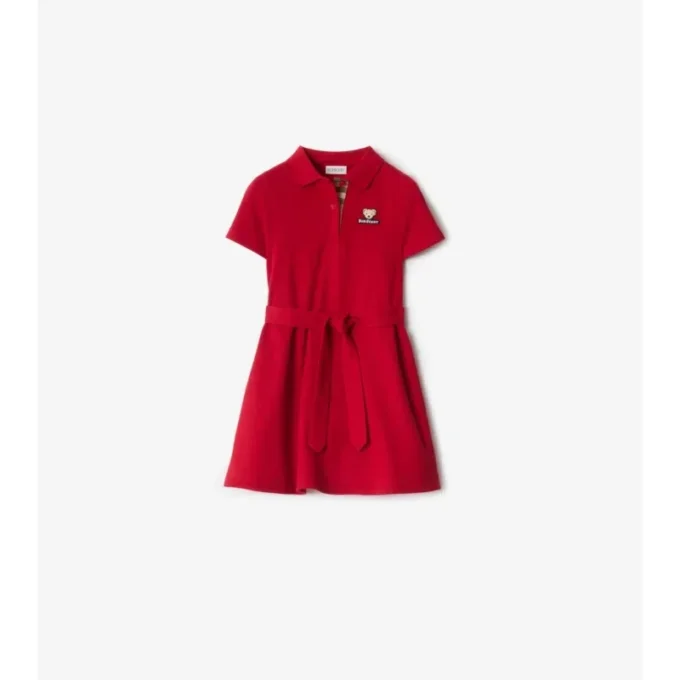 Cotton Polo Shirt Dress