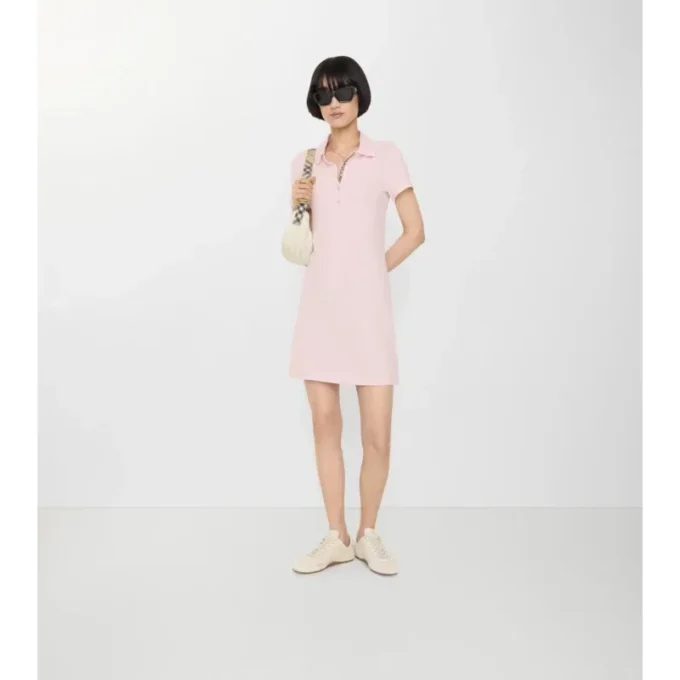 Cotton Polo Shirt Dress