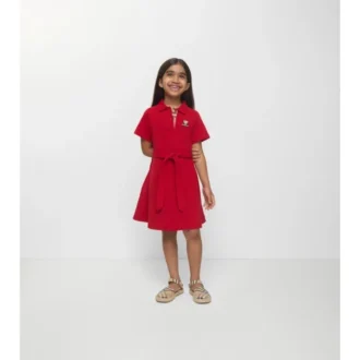 Cotton Polo Shirt Dress