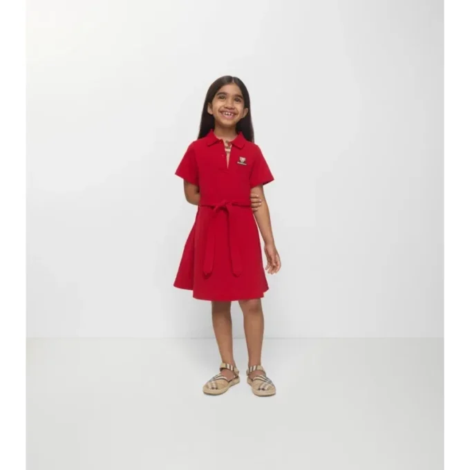 Cotton Polo Shirt Dress