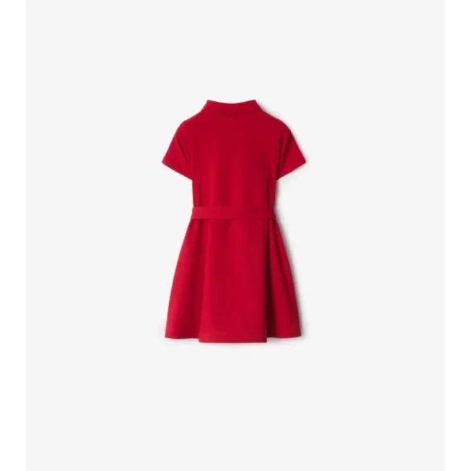 Cotton Polo Shirt Dress