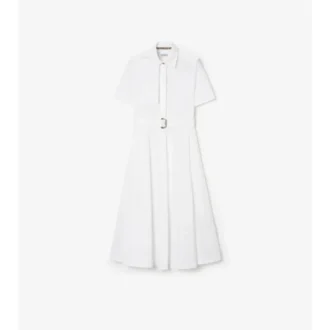 Cotton Poplin Shirt Dress