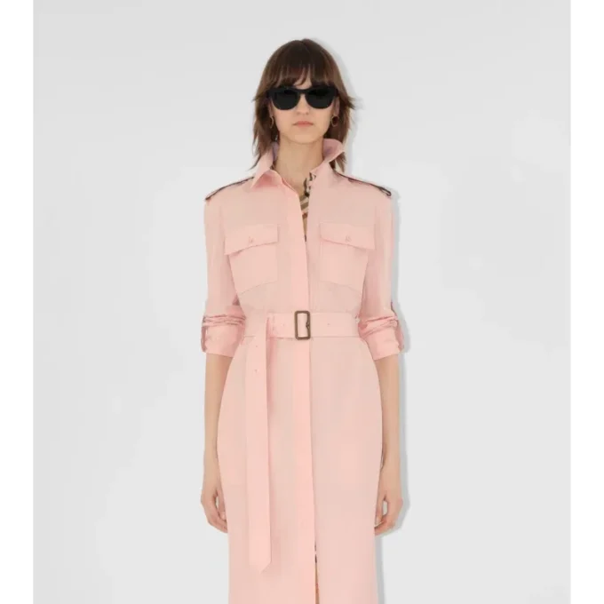 Cotton Poplin Shirt Dress