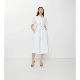 Cotton Poplin Shirt Dress