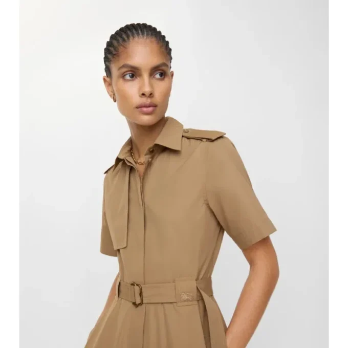 Cotton Poplin Shirt Dress