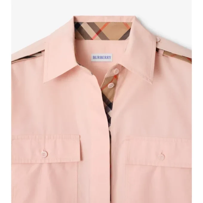 Cotton Poplin Shirt Dress