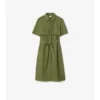 Cotton Poplin Trench Dress