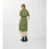 Cotton Poplin Trench Dress