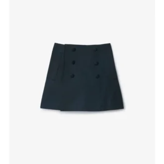 Cotton Trench Skirt