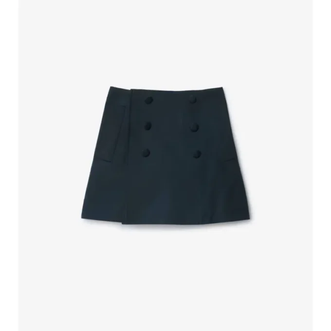 Cotton Trench Skirt