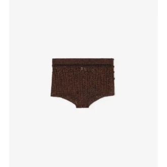 Crochet Moulina Cotton Shorts
