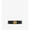Crocodile-Effect Leather Cotswolds Belt