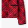 Cropped Check Cotton Quilted Jacket