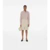 Cropped Check Cotton Shirt