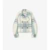 Cropped Check Ladybrook Trench Jacket 