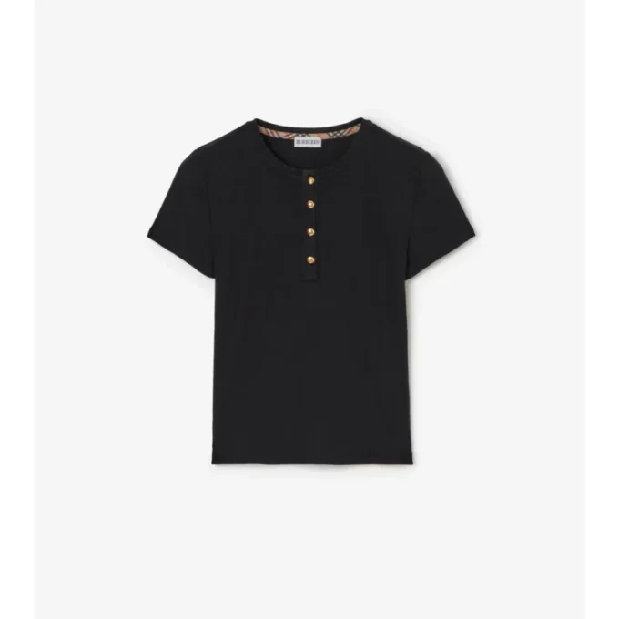 Cropped Cotton T-Shirt